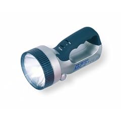 Ansmann MC 2 Plus Krypton-Taschenlampe (3,6 Watt, 500 m, ca. 2,5h, 4 NiMH-Akkus AA/R06) silber