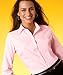 Van Heusen Ladies' Silky Poplin Long-Sleeve Blouse. V0114