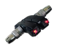 Promax ipad Brake Shoes With Lights 1 Pair Threaded Black
