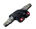 Promax ipad Brake Shoes With Lights 1 Pair Threaded Black