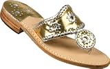Jack Rogers Navajo Sandal Gold/Silver Trim (19-647)