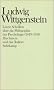 Letzte Schriften �ber die Philosophie der Psychologie: Das Innere und das �u�ere 1949-1951