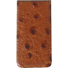 Scully Leather Men's Money Clip w/ID Window Ostrich 2008