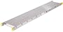 Werner 2416 500-Pound Duty Rating Two-Person Aluminum Scaffold Plank, 14-Inch Wide by 16-Feet Long