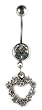 Valentine Beautiful Heart with Clear CZ Design