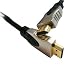 ABC Products Premium Pro Metal Finished 2m Pro Gold HDMI to HDMI Video Lead Cable, OFC Fully Sheilded Lead. 1080p - HDMI V1.3 Compliant. FULL HD Support.