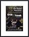 Circle of Friends, Art Poster with Metal Frame, poster size: 11