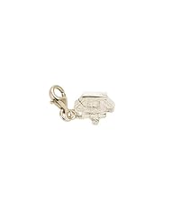 Rembrandt Charms Tent Trailer Charm with Lobster Clasp