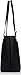 Womens Black leather Canvas Handbag Shoulder Crossbody Bag