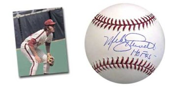 Mike Schmidt Hand Signed Baseball
