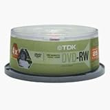 TDK 4x DVD-RW Media