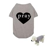 pray プレイ ペットTシャツ 杢グレー×M/ポメラニアン・パピヨン プレイ pray [DVD]