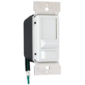Pass and Seymour 90680W 600-Watt Decorator Incandescent Slide Dimmer, White by Pass & Seymour
