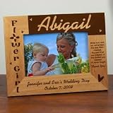 Flower Girl Wood Picture Frame