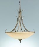 Hummingbird Silver 3-Light Bowl Pendant