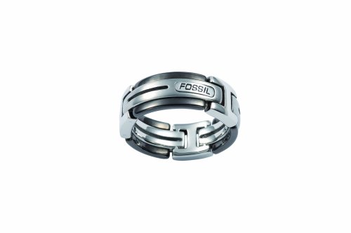 FOSSIL Herrenring Edelstahl 20