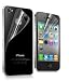 5 x Full Body Front and Back LCD Screen Protector Scratch Shield for Apple iPhone 4 / iPhone 4S / iPhone 4GS 16GB 32GB (Pack of 5)