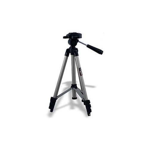 Vidpro TT-250 Tripod with 3-Way Quick Release Pan Head & Non-Skid Rubber Legs, for Small Video, Film or Digital Cameras, Extends 52 & Supports 3 lbs.