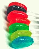 Intense Assorted Flavors, Sugar Free Lollipops, Kosher, Vegetarian, Individually Wrapped, Vegan, Dairy-Free, Nut-Free, Soy-Free, Trans-Fat-Free, Gluten-Free, uses Isomalt! About 53 per lb
