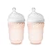 Olababy Gentle Bottle 2 Piece Coral Set, 8 Ounce