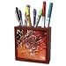 Beverly Turner Chinese New Year Design - Dragon with Fireworks 2012 - Tile Pen Holders-5 inch tile pen holder