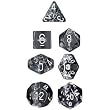 Polyhedral 7-Die Translucent Dice Set - Clear