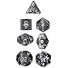 Polyhedral 7-Die Translucent Dice Set - Clear