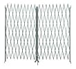 Industrial Grade 2XZH1 Steel Folding Gate, Opening 12-14Ft