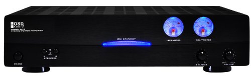OSD Audio AMP200 2-Channel Dual-Source 250-Watt High Definition Power Amplifier (Black)