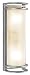 Access Lighting 20344-SAT Poseidon 2-Light Wet Location Open Bulkhead, Satin with Ribbed Frosted Glass
