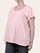 Motherhood Maternity: Plus Size Short Sleeve Scoop Neck Flutter Sleeve Maternity T Shirt