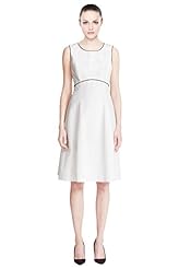 Cotton/Linen Piping  Dress