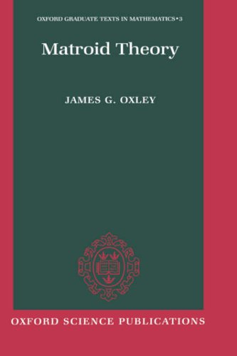 Matroid Theory (Oxford Science Publications)