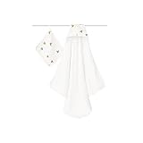 Aden+Anais Hooded Towel & Washcloth Sets - Mod About Baby Frogs by aden + anais [並行輸入品]