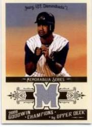 2009 Upper Deck Goodwin Champions Memorabilia #YO Chris B. Young - Arizona Diamondbacks (Piece of Authentic Jersey / Material) (Baseball Cards)