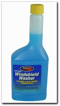 Johnsens Year Round Windshield Washer Cleaner and Anti-Freeze Concentrate, 12 oz.