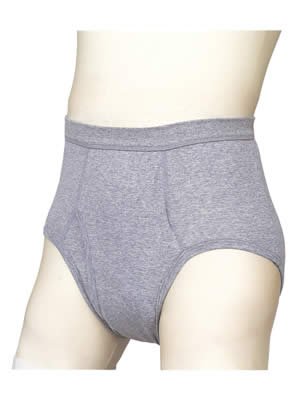 元気いきいき 軽失禁用吸水ブリーフ(L)杢グレー
