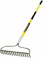 Truper 31380 Tru Pro 60-Inch 16 Teeth Forged Bow Rake, Fiberglass Handle, 10-Inch Grip