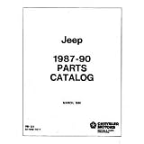1987 1988 1989 1990 JEEP Parts Book List Guide Catalog by Jeep