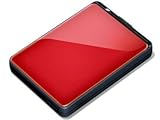 New BUFFALO TECHNOLOGY MINISTATION PLUS 500GB PORTABLE HDD RED Compact Shoc ....