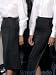 100 % Polyester Tuxedo Skirts Black-Your Choice Mid Length (Left Hand Side) or Full Length (Right Hand Side)