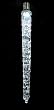 9" Commercial Polar White Steady-Burning LED Icicle Christmas Light Bulb