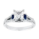 Roberta Z Sapphire and Diamond Semi-mount 1/2ctw