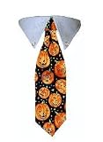 Dog Tie - Pumpkin Halloween Pet Tie - Made in the USA - Large