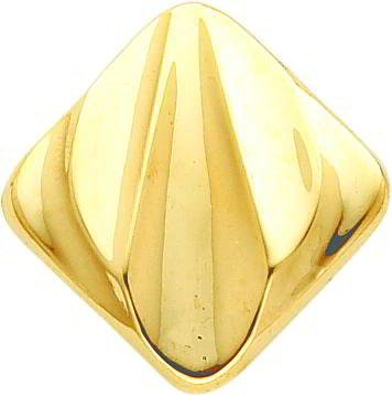 14K Yellow Gold Omega Clip On Earrings Jewelry New |E