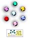 Glass Flatback Rhinestones in Assorted Colors-Finest Austrian Glass-4-1/2mm Size (Pkg of 144)