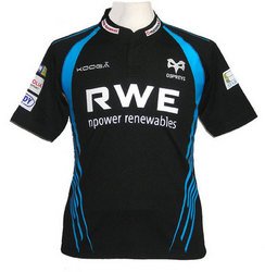Kooga Ospreys Home Shirt Small Boys Years 2011/2012 - size XSB Kooga Ospreys Home Shirt Small Boys Years 2011/2012 - size XSB