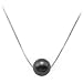 Tahitian Black Pearl Necklace in 14K White Gold