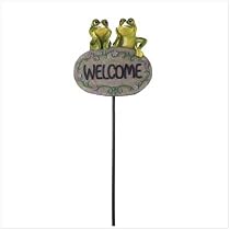 FROG WELCOME SIGN