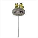 Friendly Frogs Welcome Sign